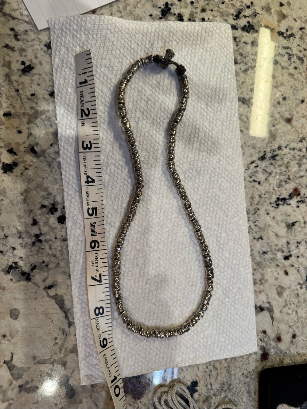 Solid sterling silver , heavy necklace